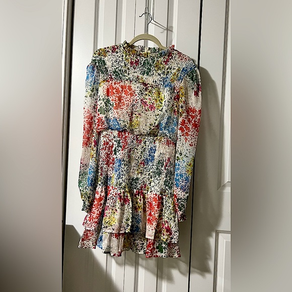 **NWT** Floral Aqua dress 👗 🥂 - Picture 1 of 6